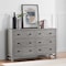 Alaterre Furniture Arden 6-Drawer Double Dresser, Driftwood Gray ANAN0432 - alternate 7
